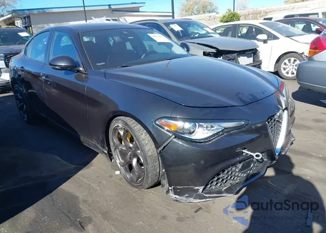 2019 Alfa Romeo Giulia Ti Sport Rwd from USA, damaged, VIN ZARFAMBN4K7603962